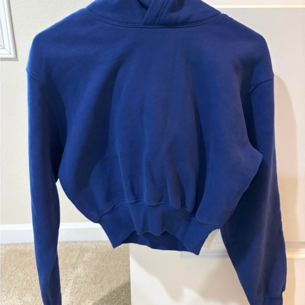Aritzia Cozy Sweatfleece Perfect Crop Hoodie XXS